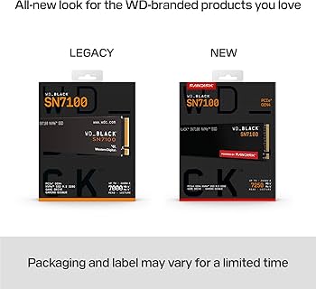 WD_BLACK SN7100 NVMe SSD 2 TB Für Desktop, Laptop & Handheld